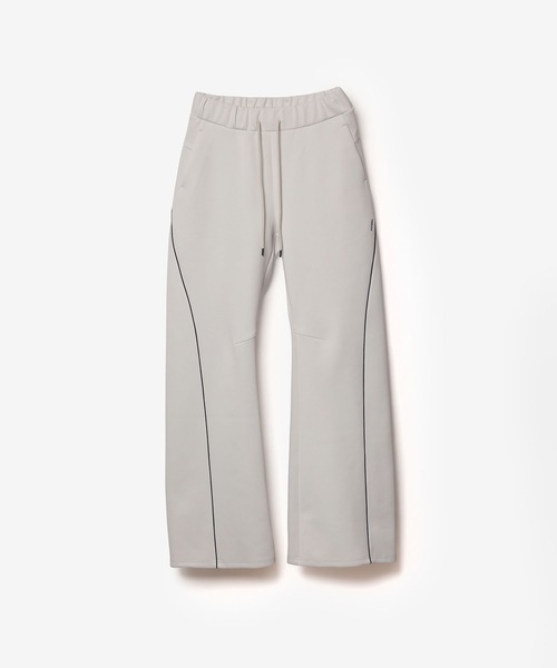 ATTACHMENT(アタッチメント)の「PE ストレッチ ダブルニット 3Dトラックワイドトラウザーズ / PE STRETCH DOUBLE KNIT 3D TRACK WIDE TROUSERS(スウェットパンツ・メンズ・ブラック/ライトグレー/ダークカーキ・1/2/3)」の2枚目の写真