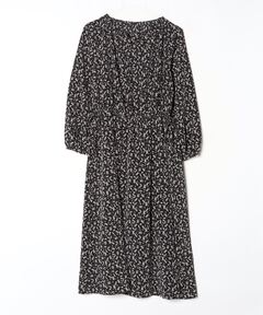 セール】レジェフラワープリント ギャザートップワンピース