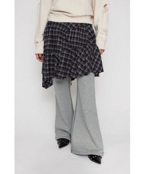 LAGUA GEM(ラグアジェム)の「FRILL CHECK スカート(スカート・レディース・レッド/ブラック・X-SMALL/SMALL/MEDIUM)」の1枚目の写真