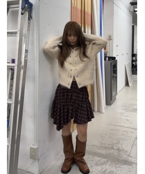 LAGUA GEM(ラグアジェム)の「FRILL CHECK スカート(スカート・レディース・レッド/ブラック・X-SMALL/SMALL/MEDIUM)」の22枚目の写真