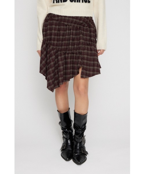 LAGUA GEM(ラグアジェム)の「FRILL CHECK スカート(スカート・レディース・レッド/ブラック・X-SMALL/SMALL/MEDIUM)」の10枚目の写真