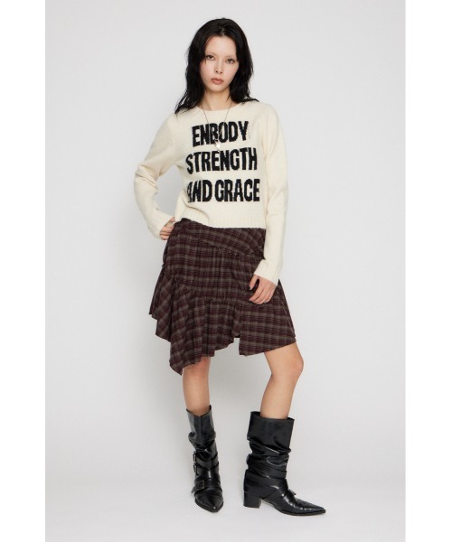 LAGUA GEM(ラグアジェム)の「FRILL CHECK スカート(スカート・レディース・レッド/ブラック・X-SMALL/SMALL/MEDIUM)」の11枚目の写真
