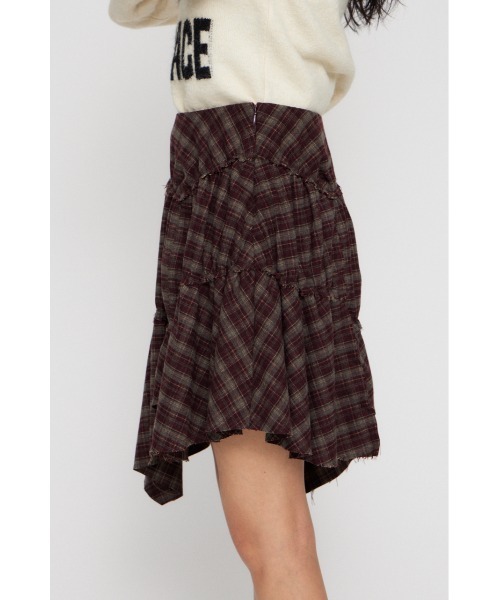 LAGUA GEM(ラグアジェム)の「FRILL CHECK スカート(スカート・レディース・レッド/ブラック・X-SMALL/SMALL/MEDIUM)」の13枚目の写真