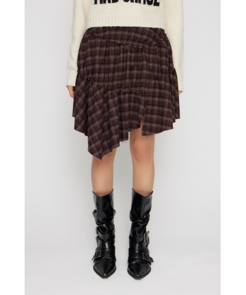 LAGUA GEM(ラグアジェム)の「FRILL CHECK スカート(スカート・レディース・レッド/ブラック・X-SMALL/SMALL/MEDIUM)」の15枚目の写真