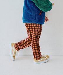 p.premier（ピードットプルミエ）の「【ジュニア対応】ベロアタッチのメルティ起毛フリースぬくぬくタックパンツ（その他パンツ・キッズ）」