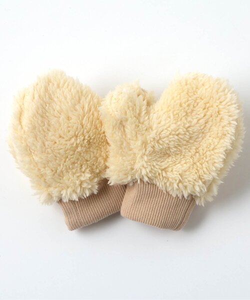 BREEZE（ブリーズ）の「FUN!FAN!アニマル ベビー手袋（手袋・キッズ・グレー/イエロー・80）」の8枚目の写真