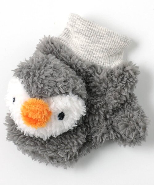 BREEZE（ブリーズ）の「FUN!FAN!アニマル ベビー手袋（手袋・キッズ・グレー/イエロー・80）」の12枚目の写真