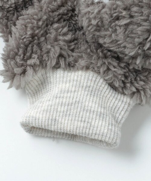 BREEZE（ブリーズ）の「FUN!FAN!アニマル ベビー手袋（手袋・キッズ・グレー/イエロー・80）」の13枚目の写真