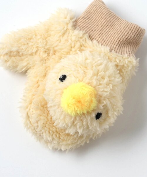 BREEZE（ブリーズ）の「FUN!FAN!アニマル ベビー手袋（手袋・キッズ・グレー/イエロー・80）」の14枚目の写真