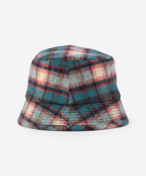 Bshop（ビショップ）の「cableami | ウールシャギー バケットハット（ハット・レディース・ターコイズブルー/ネイビー・M）」の4枚目の写真