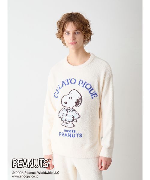 セール】【PEANUTS】【HOMME】オリジナルアート ジャガードプル