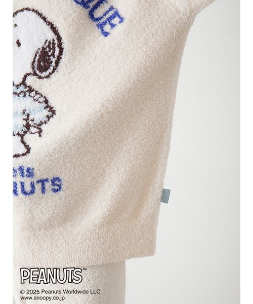 gelato pique（ジェラートピケ）の「【PEANUTS】【HOMME】オリジナルアート ジャガードプルオーバー（ルームウェア/パジャマ・メンズ・オフホワイト/チャコールグレー・M/L）」の14枚目の写真