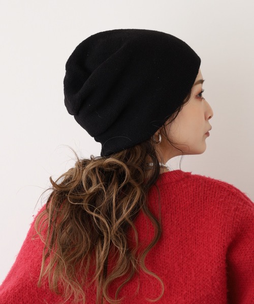 FUNALIVE（ファンアライブ）の「ボリュームワッチ（ニットキャップ/ビーニー・レディース・ブラック/グレー/チャコールグレー・FREE）」の6枚目の写真