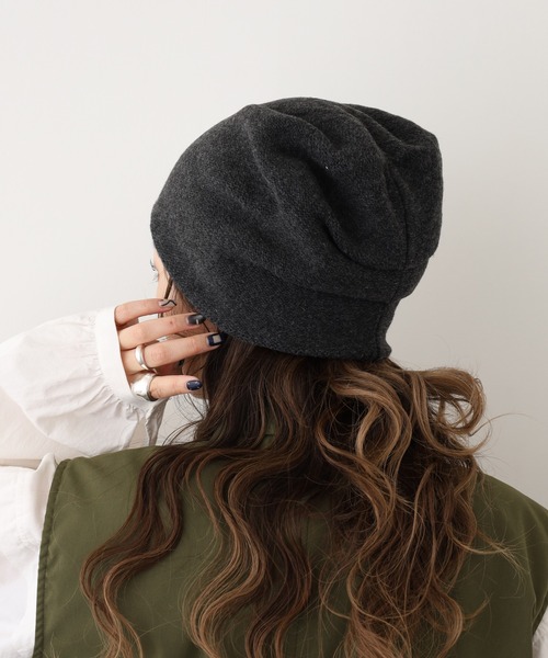 FUNALIVE（ファンアライブ）の「ボリュームワッチ（ニットキャップ/ビーニー・レディース・ブラック/グレー/チャコールグレー・FREE）」の7枚目の写真