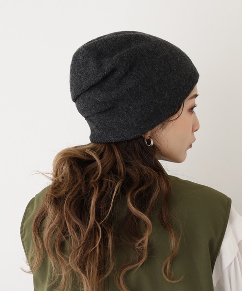 FUNALIVE（ファンアライブ）の「ボリュームワッチ（ニットキャップ/ビーニー・レディース・ブラック/グレー/チャコールグレー・FREE）」の8枚目の写真