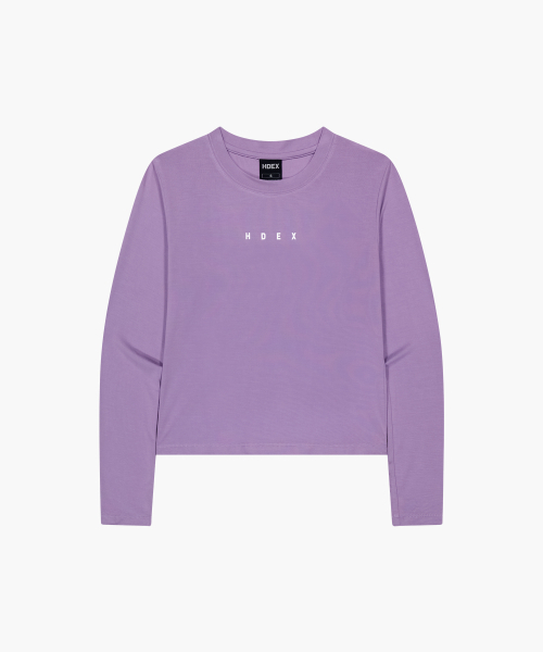 HDEX(エイチデックス)の「ウィメンズブリセンロングスリーブ(プラム)(Tシャツ/カットソー・レディース・バーガンディー・SMALL/MEDIUM/LARGE)」の2枚目の写真