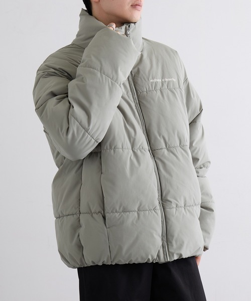 mihns closet(ミンズクローゼット)の「【mihns closet】7452487B mc 中綿ボリュームBL(ダウンジャケット/コート・メンズ・オフホワイト/ブラック系1/スモーキーグリーン系/ブラック系その他2・L/M/LL)」の11枚目の写真