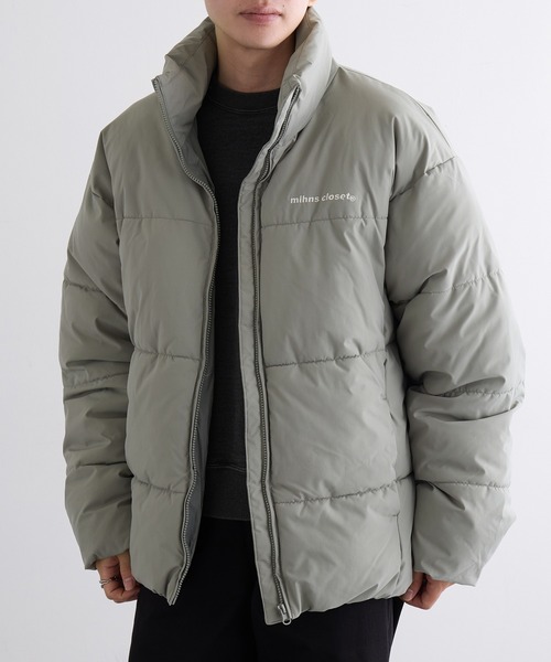 mihns closet(ミンズクローゼット)の「【mihns closet】7452487B mc 中綿ボリュームBL(ダウンジャケット/コート・メンズ・オフホワイト/ブラック系1/スモーキーグリーン系/ブラック系その他2・L/M/LL)」の9枚目の写真