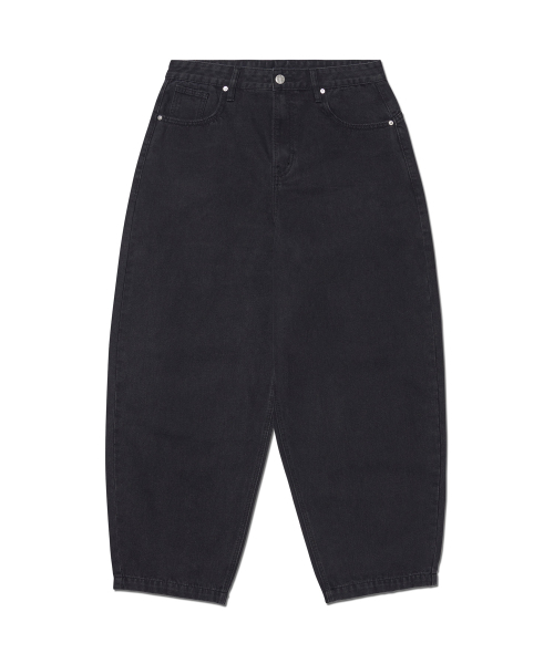 NOMANUAL(NOMANUAL)の「RAW VISION DENIM PANTS - WASHED BLACK(デニムパンツ・レディース・その他・MEDIUM/LARGE/X-SMALL/SMALL)」の2枚目の写真