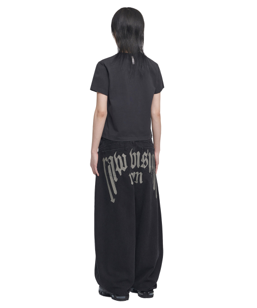 NOMANUAL(NOMANUAL)の「RAW VISION DENIM PANTS - WASHED BLACK(デニムパンツ・レディース・その他・MEDIUM/LARGE/X-SMALL/SMALL)」の6枚目の写真