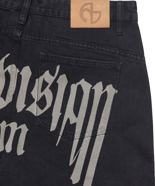 NOMANUAL(NOMANUAL)の「RAW VISION DENIM PANTS - WASHED BLACK(デニムパンツ・レディース・その他・MEDIUM/LARGE/X-SMALL/SMALL)」の8枚目の写真