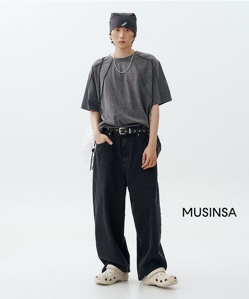 NOMANUAL(NOMANUAL)の「RAW VISION DENIM PANTS - WASHED BLACK(デニムパンツ・レディース・その他・MEDIUM/LARGE/X-SMALL/SMALL)」の21枚目の写真