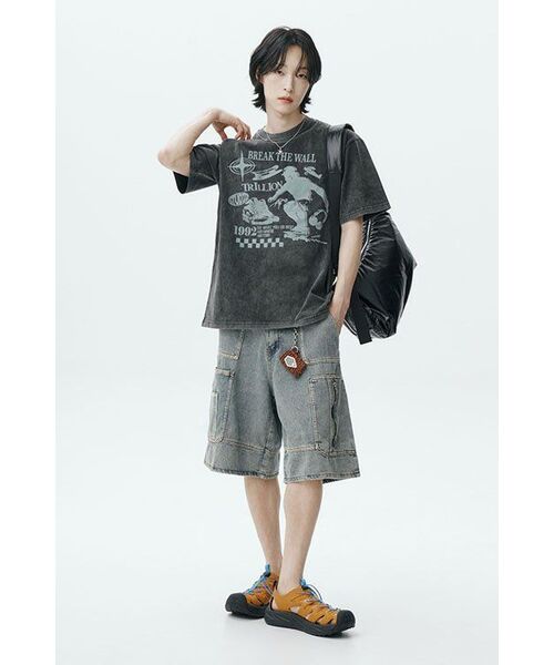 TRILLION(トリリオン)の「スケートボード ピグメント グラフィック 半袖Tシャツ(ホワイト)(Tシャツ/カットソー・レディース・その他・MEDIUM/LARGE/X-LARGE)」の11枚目の写真