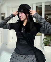 Never mind the XU / Chikashitsu+ | 【nmtc +】layered hoodie / 【エヌエムティーシープラス】レイヤードフーディ(パーカー)