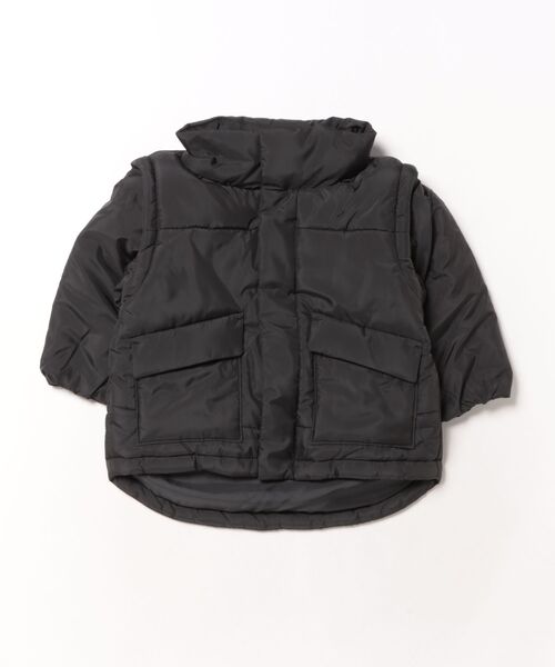 Ocean&Ground(オーシャン&グラウンド)の「2WAY BIGジャケット(ブルゾン・キッズ・オリーブ/ベージュ/ブラック・110/130/120/140/100/90)」の1枚目の写真