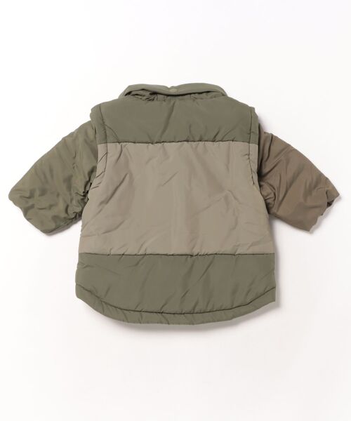Ocean&Ground(オーシャン&グラウンド)の「2WAY BIGジャケット(ブルゾン・キッズ・オリーブ/ベージュ/ブラック・110/130/120/140/100/90)」の4枚目の写真