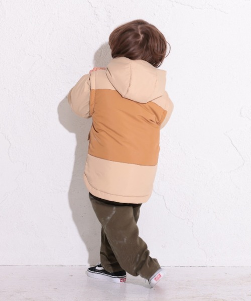 Ocean&Ground(オーシャン&グラウンド)の「2WAY BIGジャケット(ブルゾン・キッズ・オリーブ/ベージュ/ブラック・110/130/120/140/100/90)」の10枚目の写真