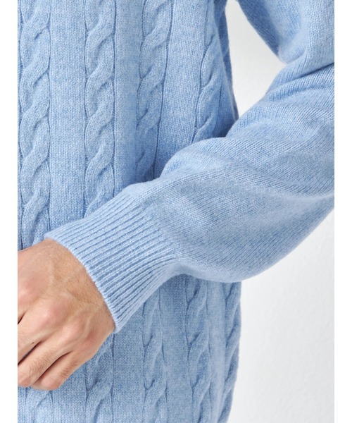 McGREGOR（マックレガー）の「スーパージーロンハーフボタンニットプルオーバー（ニット/セーター・メンズ・ネイビー/グレー/ブルー・M/L）」の9枚目の写真