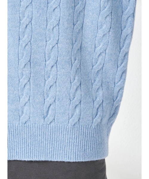McGREGOR（マックレガー）の「スーパージーロンハーフボタンニットプルオーバー（ニット/セーター・メンズ・ネイビー/グレー/ブルー・M/L）」の10枚目の写真