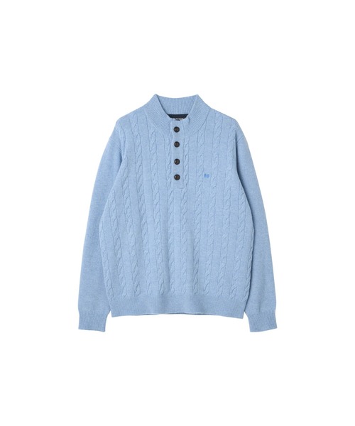 McGREGOR（マックレガー）の「スーパージーロンハーフボタンニットプルオーバー（ニット/セーター・メンズ・ネイビー/グレー/ブルー・M/L）」の15枚目の写真