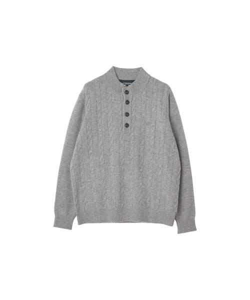 McGREGOR（マックレガー）の「スーパージーロンハーフボタンニットプルオーバー（ニット/セーター・メンズ・ネイビー/グレー/ブルー・M/L）」の16枚目の写真