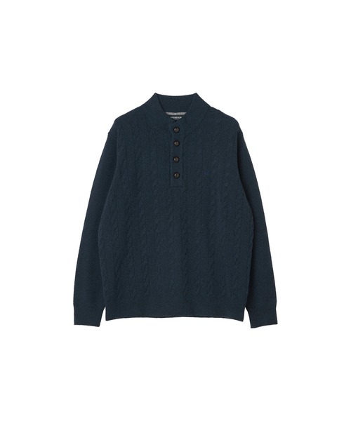 McGREGOR（マックレガー）の「スーパージーロンハーフボタンニットプルオーバー（ニット/セーター・メンズ・ネイビー/グレー/ブルー・M/L）」の17枚目の写真