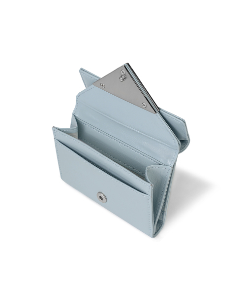 FENNEC(フェネック)の「CRINKLE TRIANGLE DOCO WALLET - HAZE BLUE(財布・レディース・その他・FREE)」の4枚目の写真
