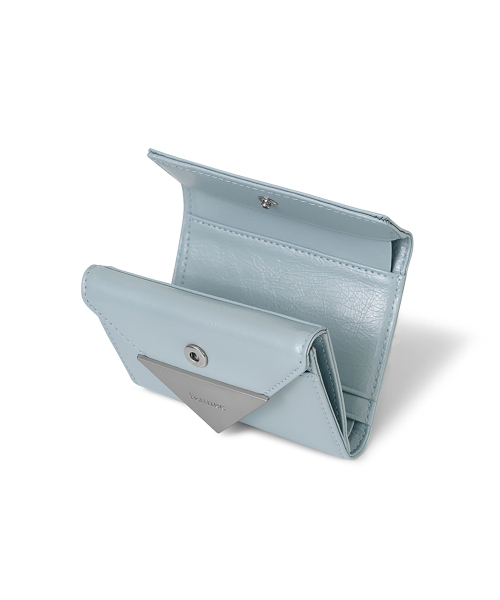 FENNEC(フェネック)の「CRINKLE TRIANGLE DOCO WALLET - HAZE BLUE(財布・レディース・その他・FREE)」の5枚目の写真