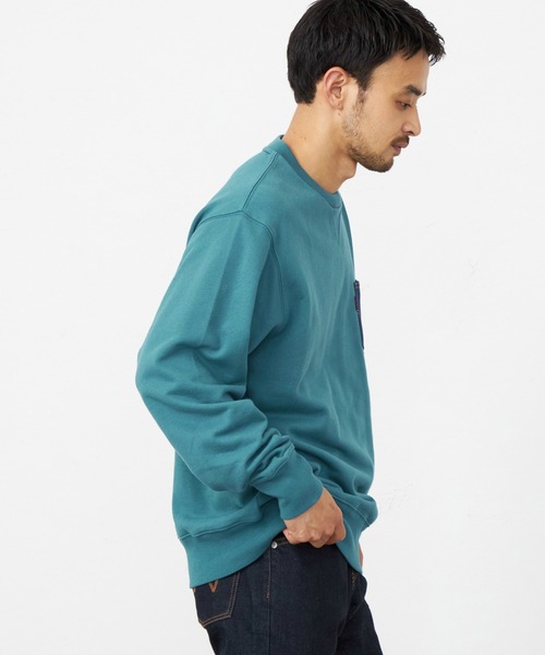 EDWIN（エドウィン）の「EDWIN エドウィン デニムポケット クルーネック スウェットシャツ（スウェット・メンズ・ブラック/グレー/ベージュ/ブルー・X-LARGE/LARGE/MEDIUM）」の15枚目の写真