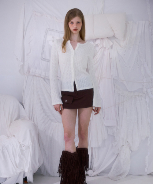 ROSEFRANTZ（ロゼフランツ）の「Pocket Mini Skirt [Brown]（スカート・レディース・ブラウン・OS）」の5枚目の写真