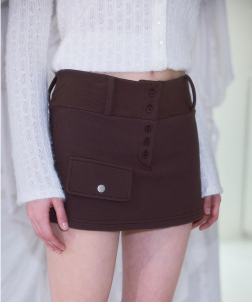 ROSEFRANTZ（ロゼフランツ）の「Pocket Mini Skirt [Brown]（スカート・レディース・ブラウン・OS）」の13枚目の写真