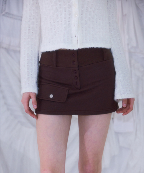 ROSEFRANTZ（ロゼフランツ）の「Pocket Mini Skirt [Brown]（スカート・レディース・ブラウン・OS）」の14枚目の写真