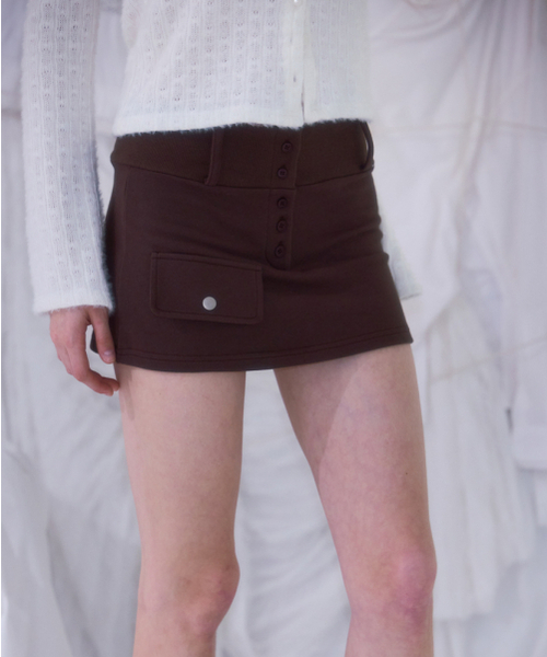 ROSEFRANTZ（ロゼフランツ）の「Pocket Mini Skirt [Brown]（スカート・レディース・ブラウン・OS）」の15枚目の写真