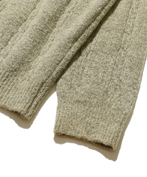 NODU（ノードユー）の「Soft Henry Neck Round Long Sleeve Knit [Beige]（ニット/セーター・メンズ・その他・LARGE/MEDIUM）」の11枚目の写真