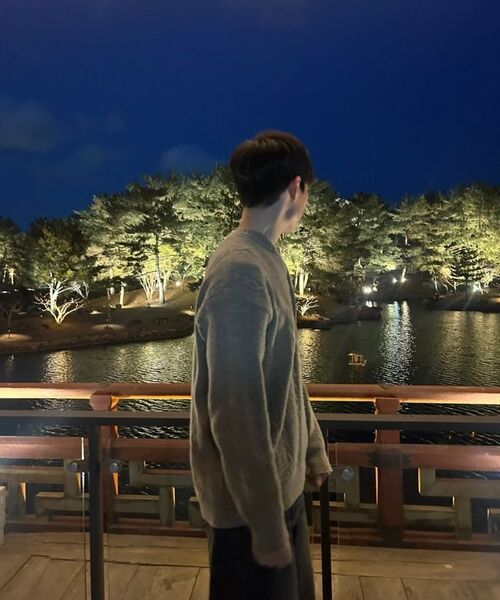 NODU（ノードユー）の「Soft Henry Neck Round Long Sleeve Knit [Beige]（ニット/セーター・メンズ・その他・LARGE/MEDIUM）」の14枚目の写真