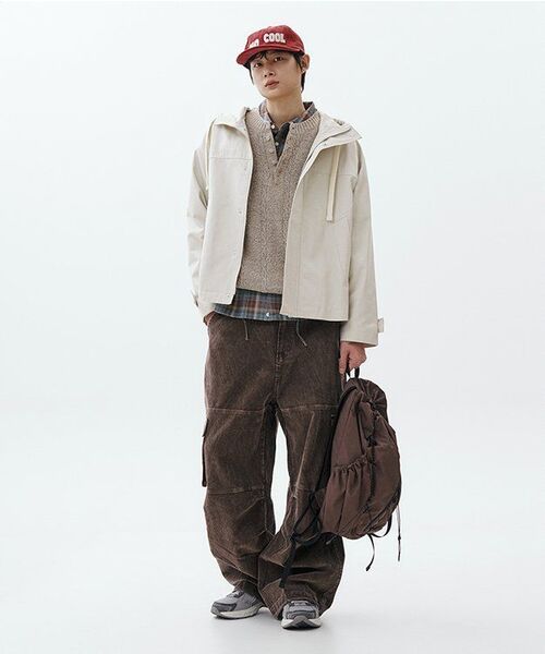 NODU（ノードユー）の「Soft Henry Neck Round Long Sleeve Knit [Beige]（ニット/セーター・メンズ・その他・LARGE/MEDIUM）」の18枚目の写真