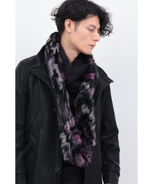 TORNADO MART（トルネードマート）の「ﾗﾋﾞｯﾄﾌｧｰｽﾇｰﾄﾞ（ネックウォーマー/スヌード・メンズ・ブラック/マルチ・FREE）」の2枚目の写真