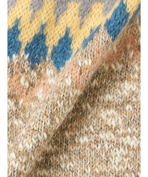 McGREGOR（マックレガー）の「求心柄プルオーバー（ニット/セーター・レディース・ナチュラル/ブラウン・M/L）」の12枚目の写真