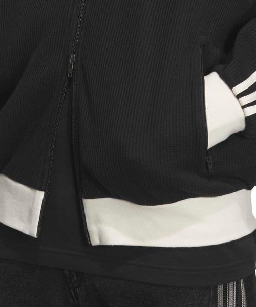 adidas(アディダス)の「adidas WAFFLE CLASSIC TRACK TOP / アディダス ワッフル クラシック トラックトップ【SP】(その他アウター・メンズ・ブラック・XS/S/M/L/XL/XXL)」の11枚目の写真