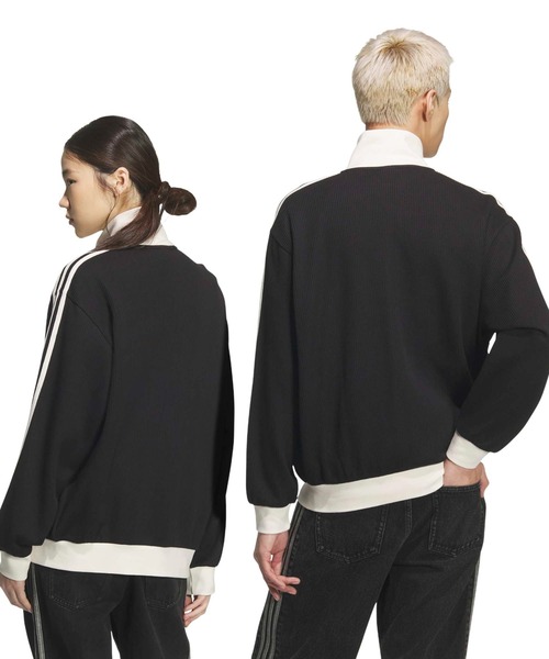 adidas(アディダス)の「adidas WAFFLE CLASSIC TRACK TOP / アディダス ワッフル クラシック トラックトップ【SP】(その他アウター・メンズ・ブラック・XS/S/M/L/XL/XXL)」の13枚目の写真